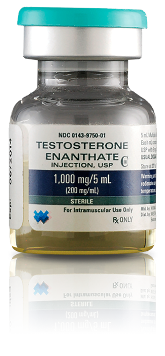 Testosterone Enanthate 200mg/ml 5ml vial (West-Ward)