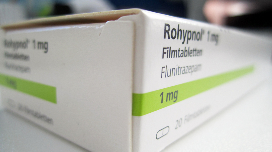 Flunitrazepam / Rohypnol®  1mg 30tabs/box, Roche
