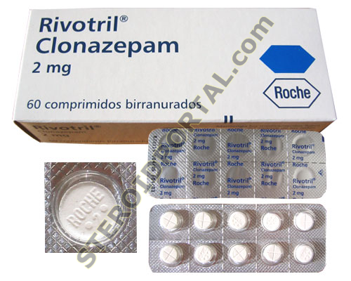 Rivotril CLONAZEPAM 2 mg 60tabs, Roche