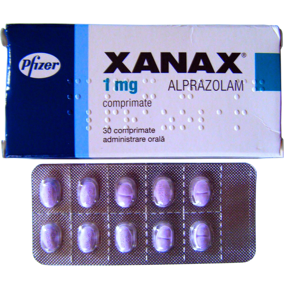 Xanax (Alprazolam) 1mg, 30tabs, Pfizer