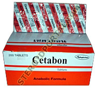 Cetabon (Stanozolol+Vitamin B) 200 Tabs/ 2mg