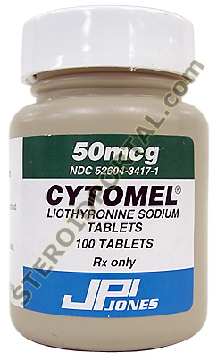 Cytomel (Liothyronine Sodium) 100 Tabs/50mcg