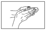 Priming the pen (new cartridge) - Illustration