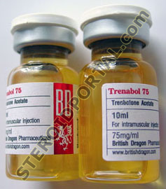 Trenabol 75mg/ml, 10ml vial (Trenbolone Acetate) British Dragon