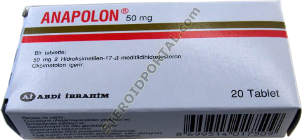 Anapolon ® (Oxymetholone) 50mg 20tabs, Abdi Ibrahim, Turkey