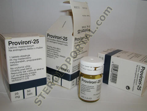 Mesterolone (Proviron) 25 mg by Schering-Plough