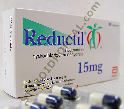 Reductil®/Meridia® 15mg, 28 tablets (Sibutramine Hydrochloride Monohydrate)