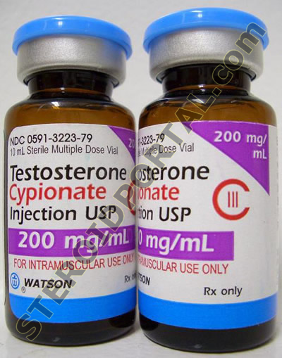 Testosterone cypionate ® 200mg/ml 10ml Watson Pharma USA