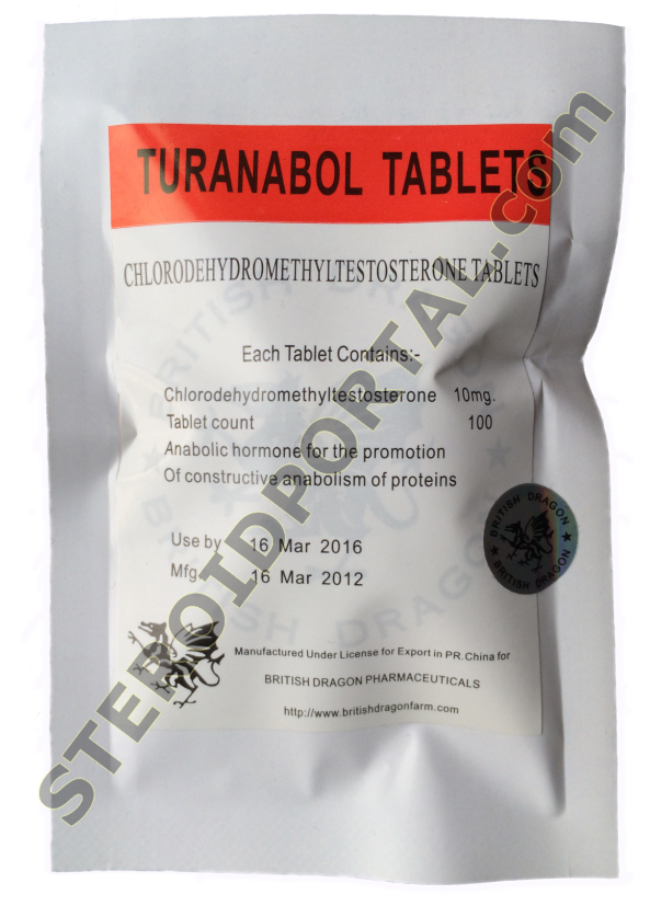 Turanabol tablets (chlorodehydromethyltestosterone) British Dragon