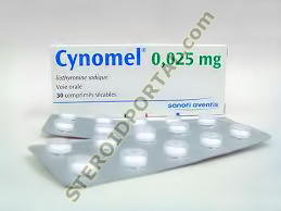 Cynomel (T3 - Liothyronine Sodium) 0,025mg, Sanofi-Aventis, France