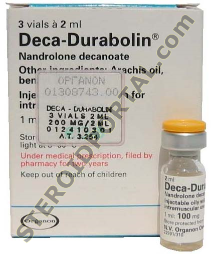 Deca Durabolin (nandrolone decanoate) 100mg/1ml, 2ml, 5 vials (Organon, Holland)