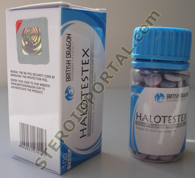 Halotestex (Fluoxymesterone) 10mg 100 tablets British Dragon